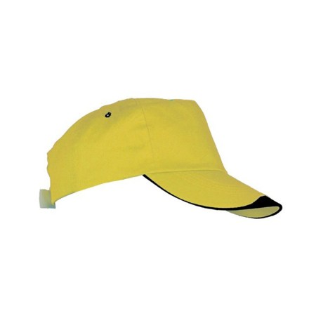 Καπέλο δίχρωμο - Li 826 κίτρινο/μαύρο